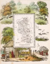 Karte von Buckinghamshire
